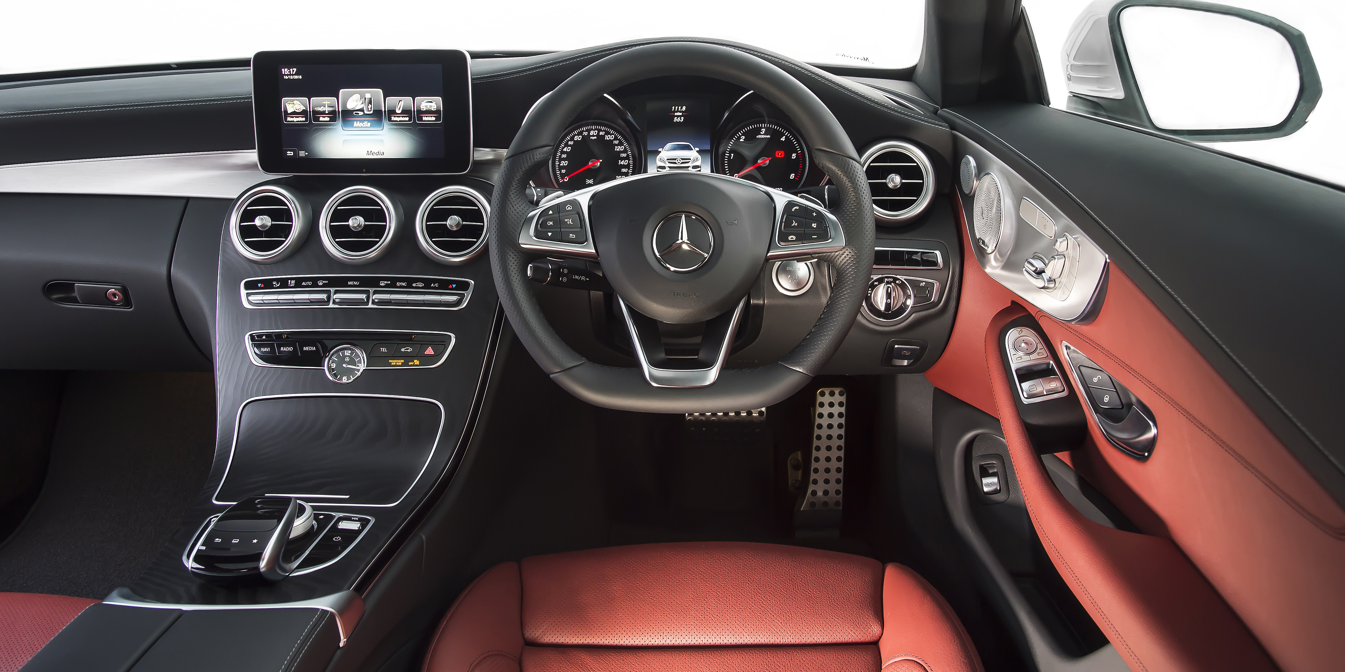 From behind the wheel, the coupe is almost identical to the saloon - which is no bad thing